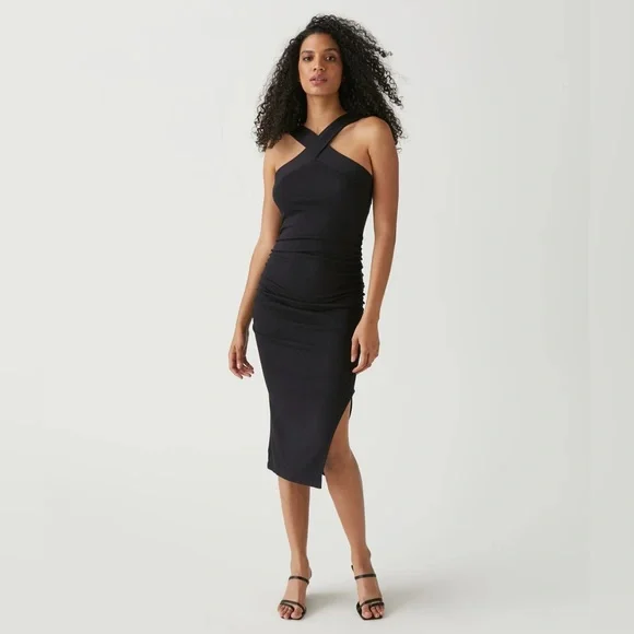 MICHAEL STARS NWOT OPALINE ULTRA RIB DRESS - Picture 5 of 10